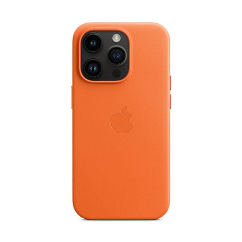 Apple MPPL3 iPhone 14 Pro Leather Case with MagSafe - Orange