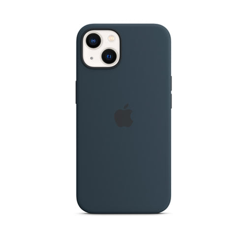 Apple MM293 iPhone 13 Silicone Case with MagSafe – Abyss Blue
