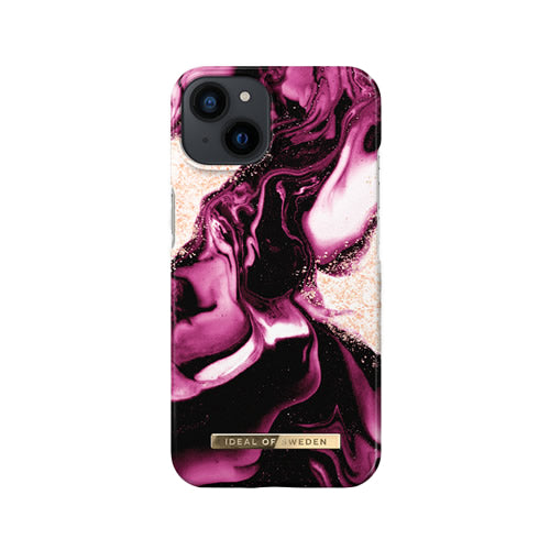 Ideal of Sweden iPhone 13 Mini Fashion Case Golden Ruby
