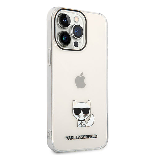 Karl Lagerfeld IML Choupette Body Hard Case for iPhone 14 Pro
