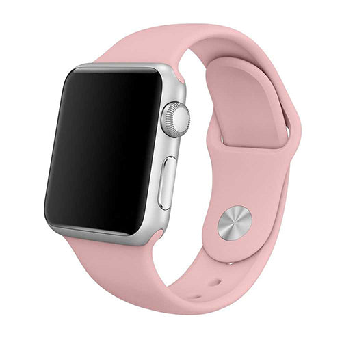 Porodo Silicone Watch Band for Apple Watch 44mm / 42mm - Light Pink